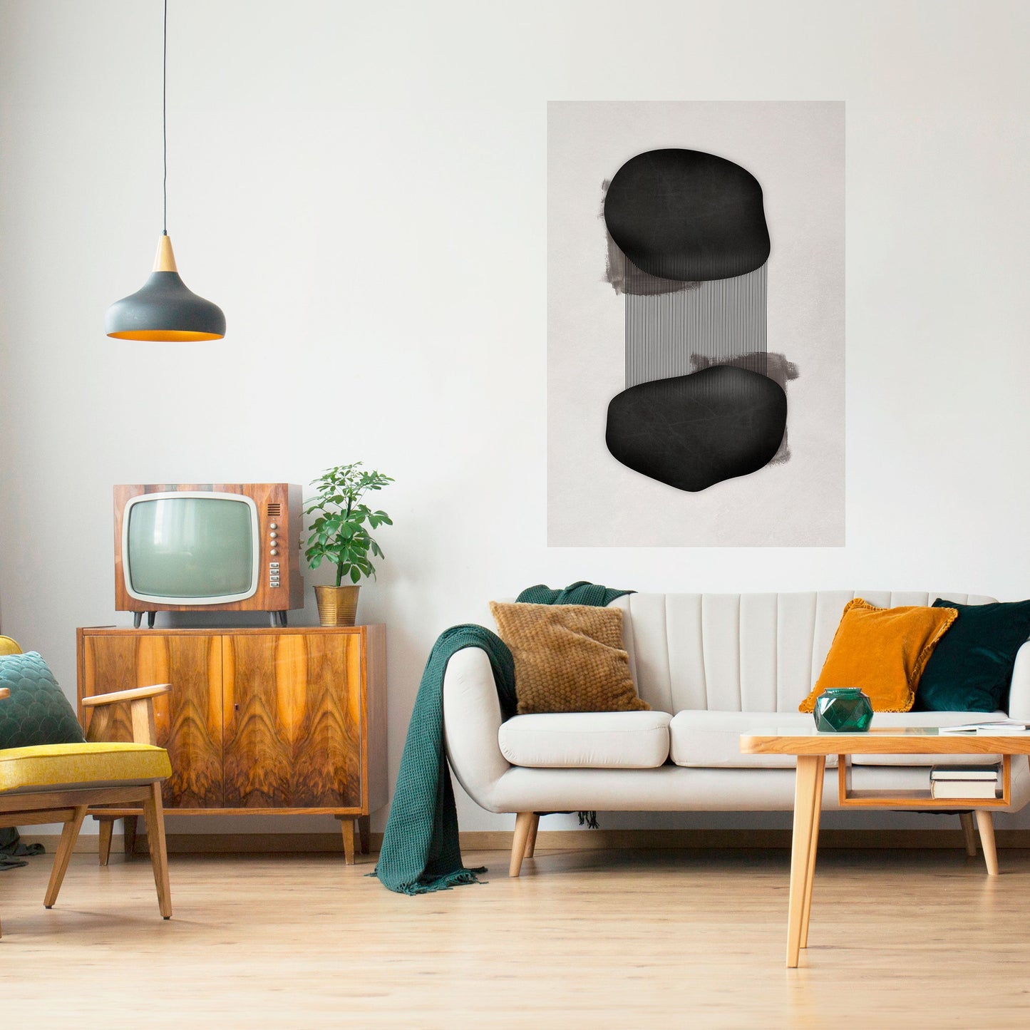 Poster verticale staccabile e attaccabile BLACK OUVERTURE