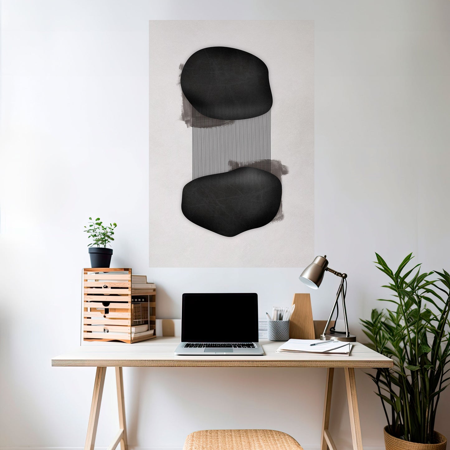 Poster verticale staccabile e attaccabile BLACK OUVERTURE