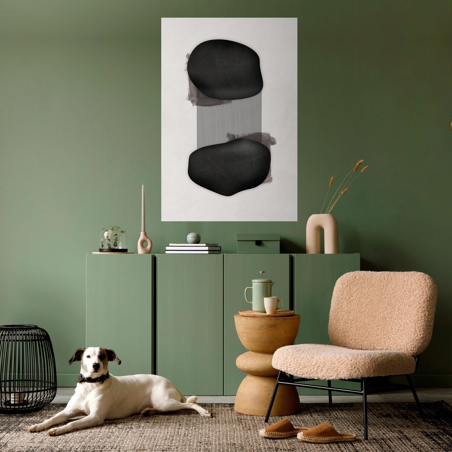 Poster verticale staccabile e attaccabile BLACK OUVERTURE