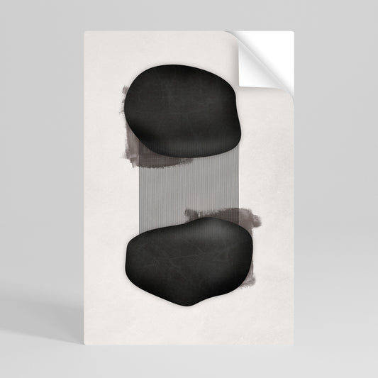 Poster verticale staccabile e attaccabile BLACK OUVERTURE