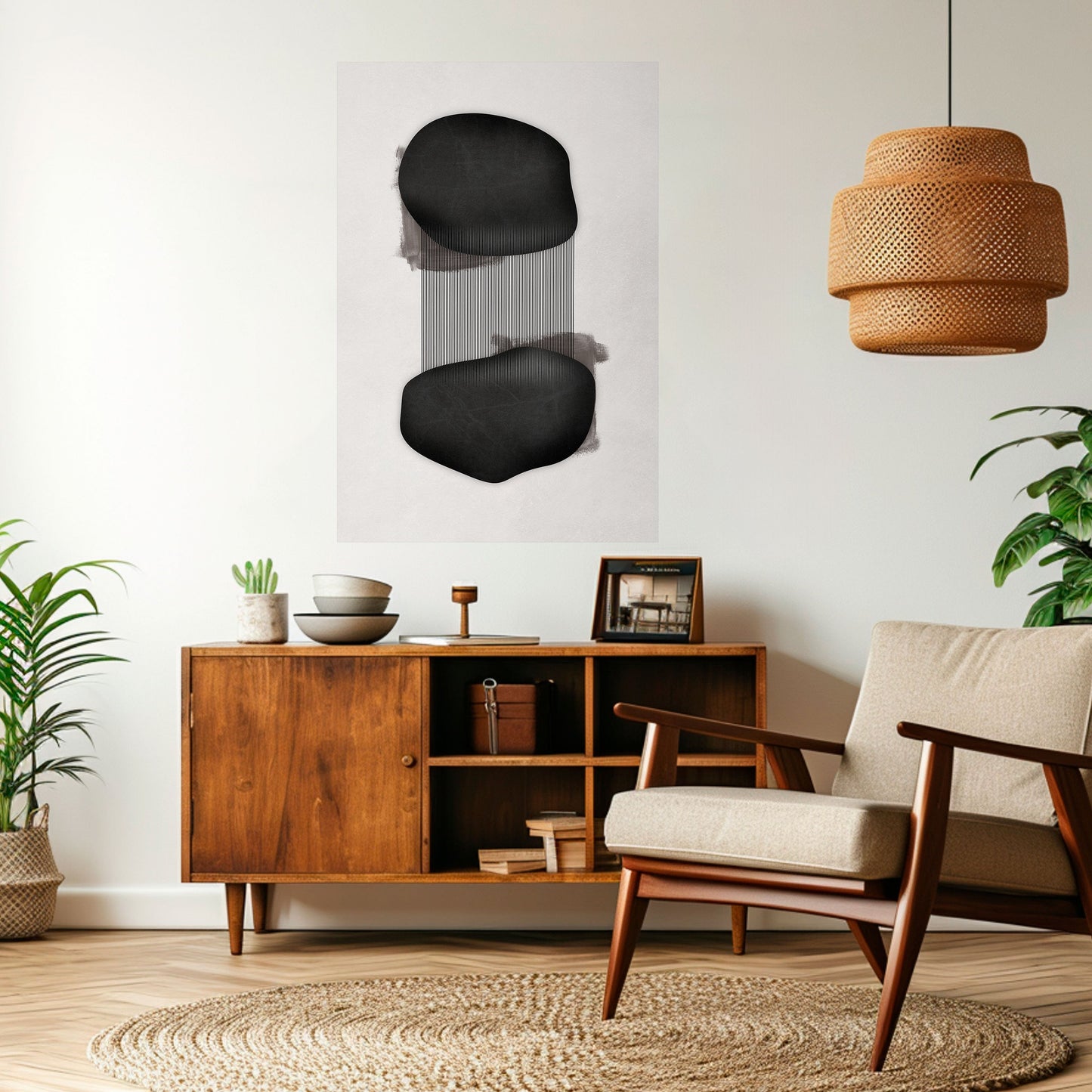 Poster verticale staccabile e attaccabile BLACK OUVERTURE