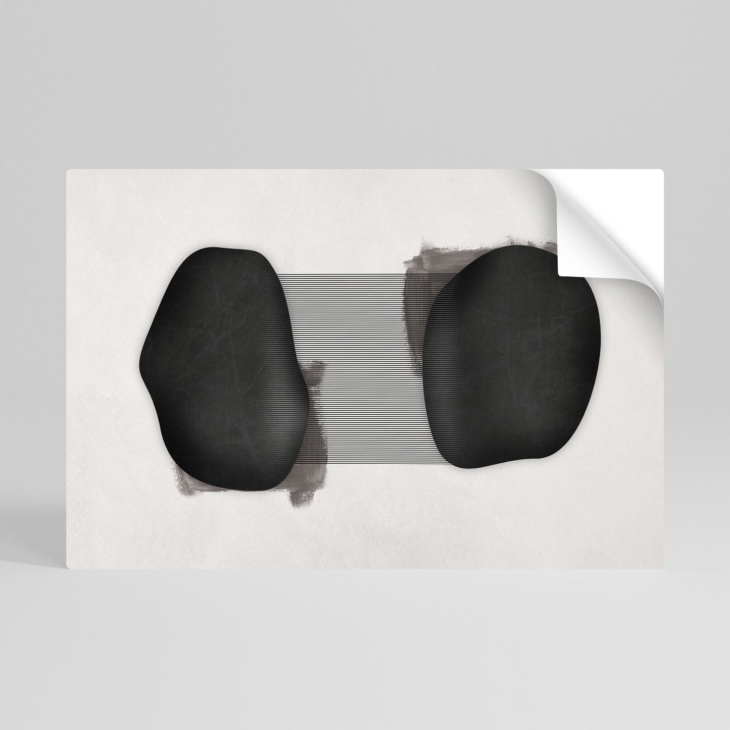 Poster orizzontale staccabile e attaccabile BLACK OUVERTURE