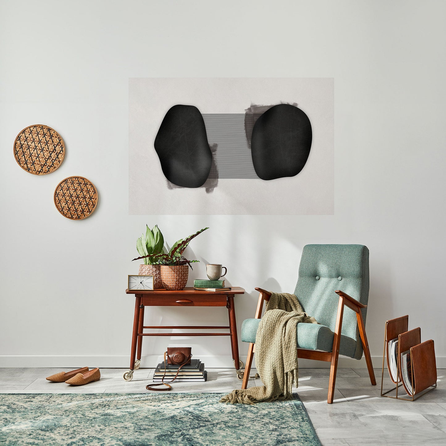 Poster orizzontale staccabile e attaccabile BLACK OUVERTURE