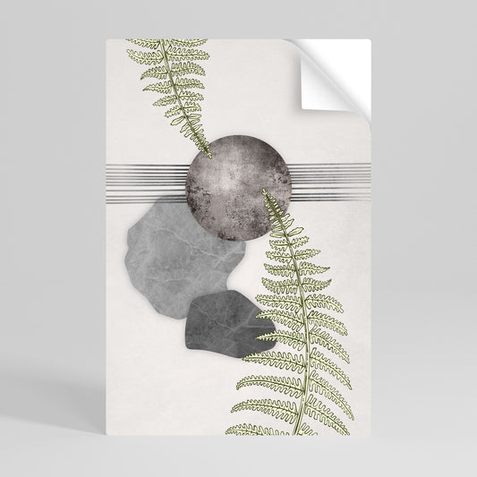 FERN MELANCHOLY Poster verticale staccabile e attaccabile