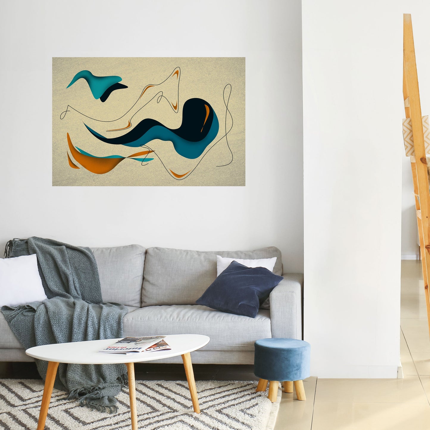 DREAMY DAZE Poster orizzontale staccabile e attaccabile