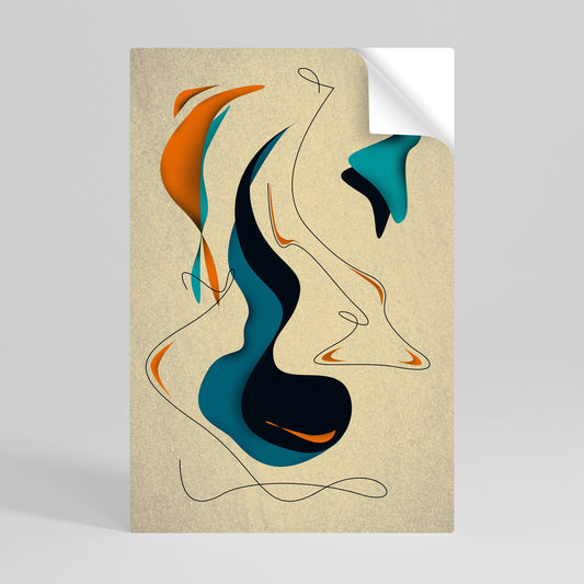 DREAMY DAZE Poster verticale staccabile e attaccabile