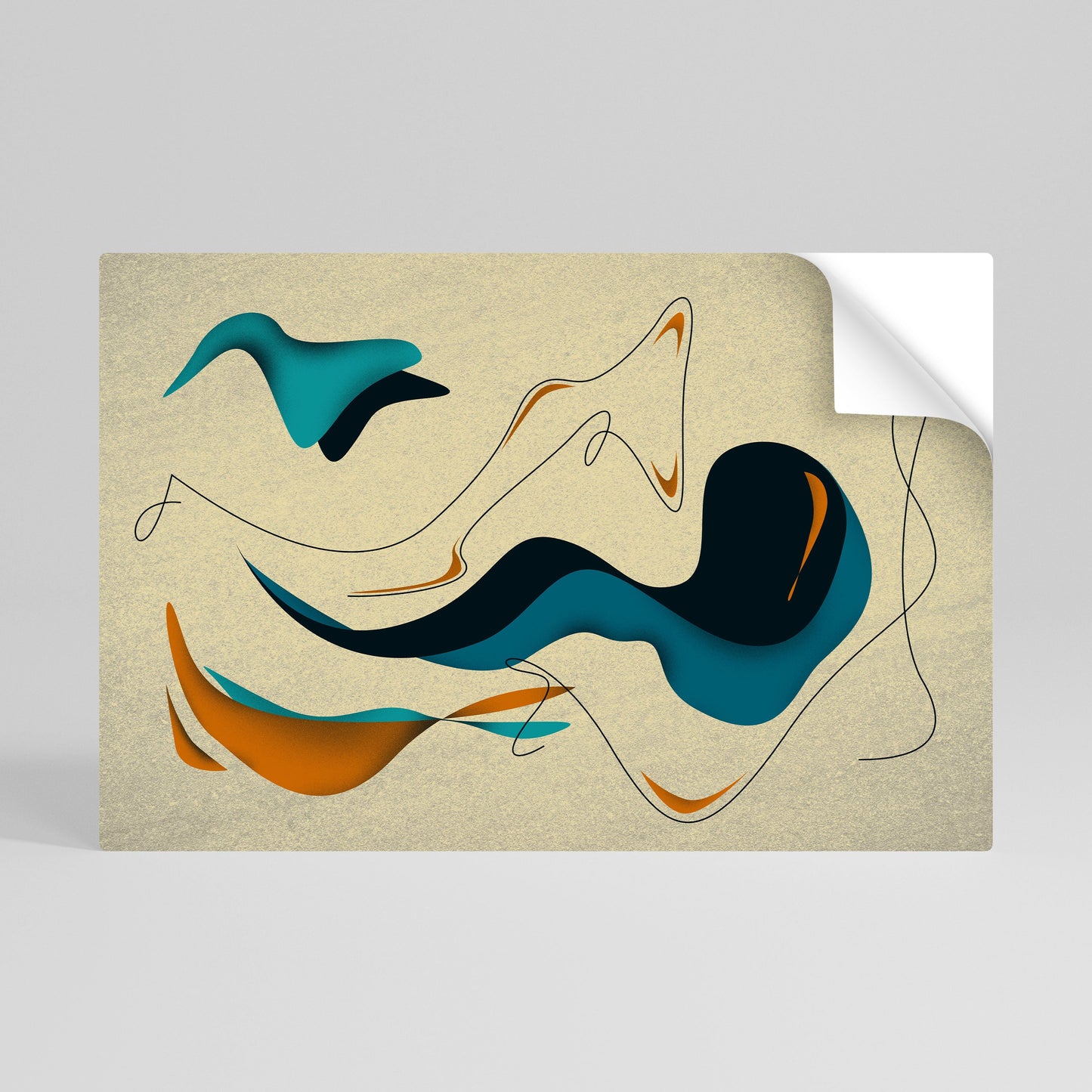 DREAMY DAZE Poster orizzontale staccabile e attaccabile