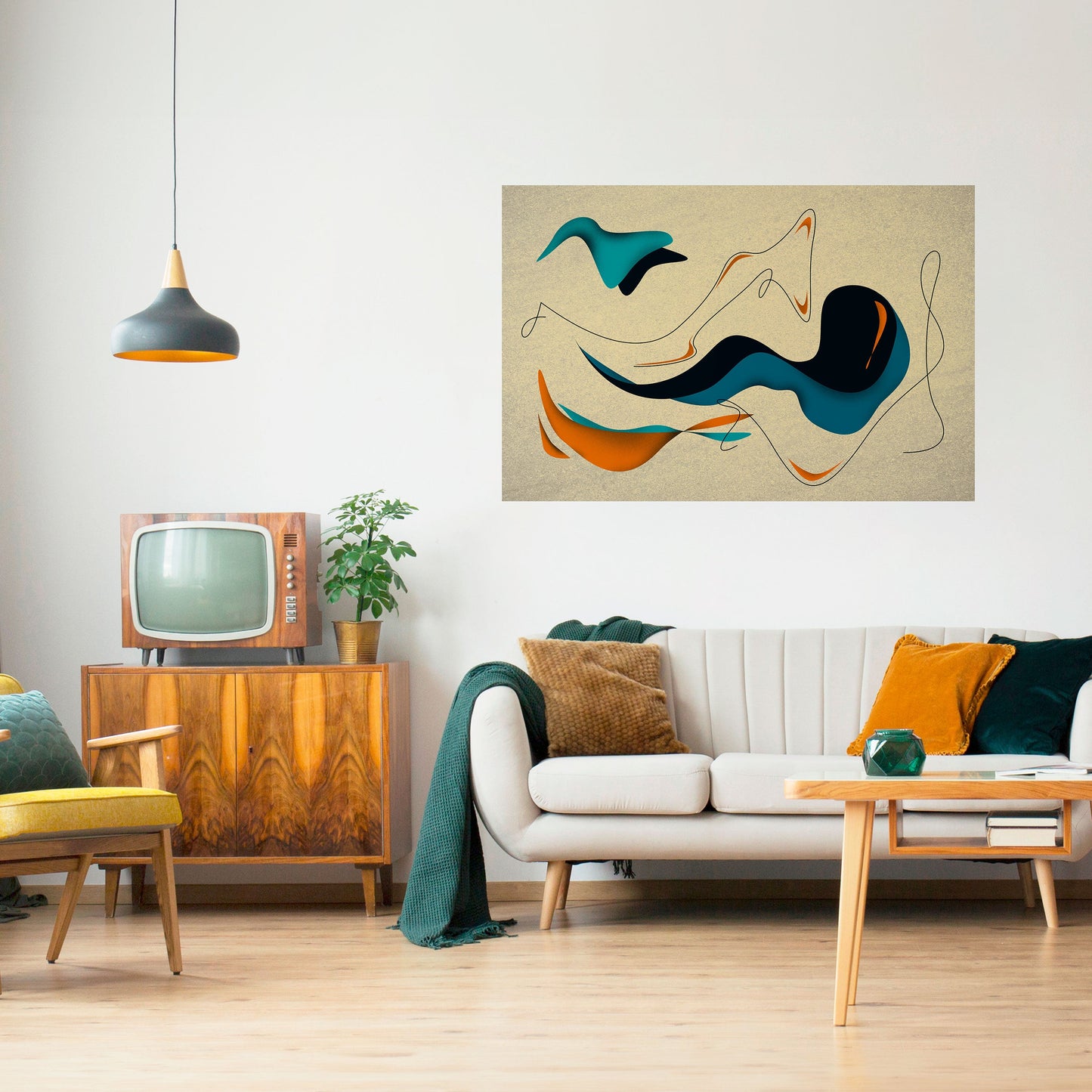 DREAMY DAZE Poster orizzontale staccabile e attaccabile