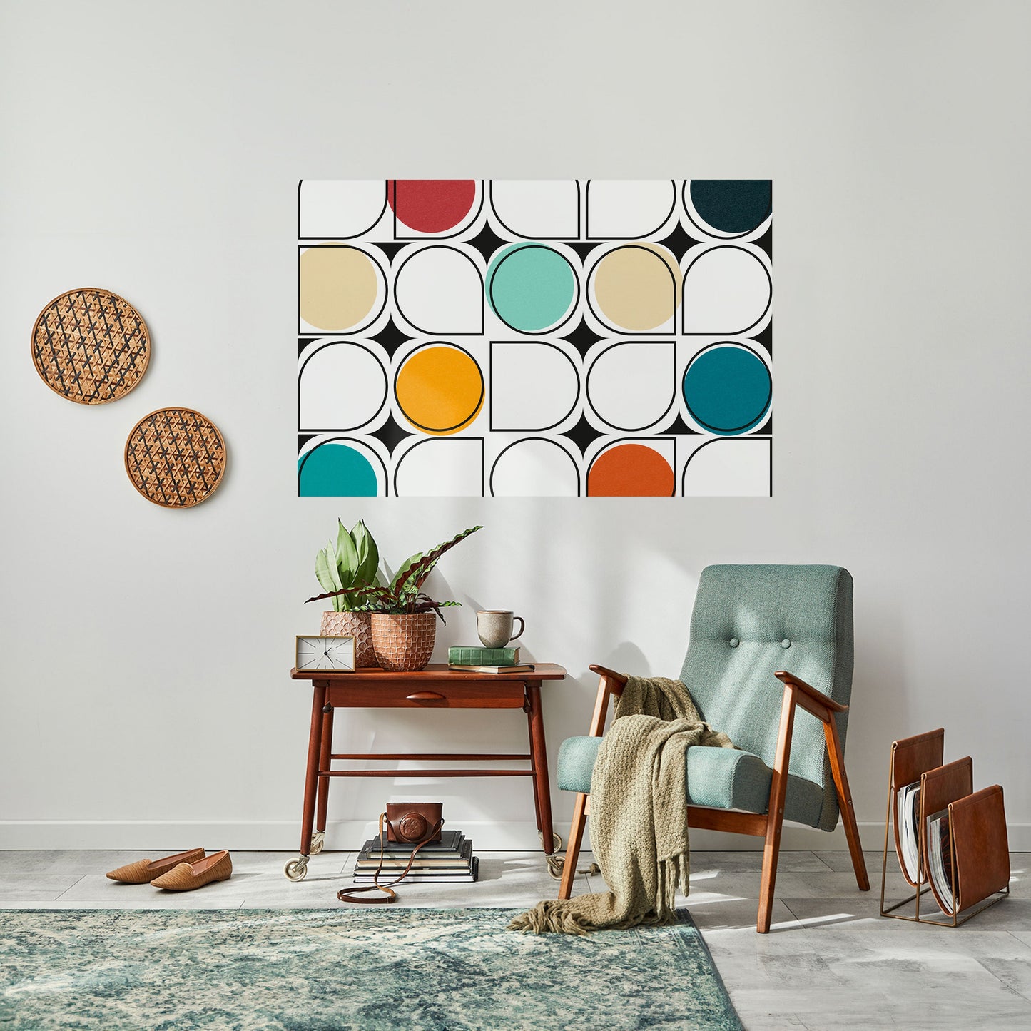 Poster orizzontale staccabile e attaccabile HUE HARMONY