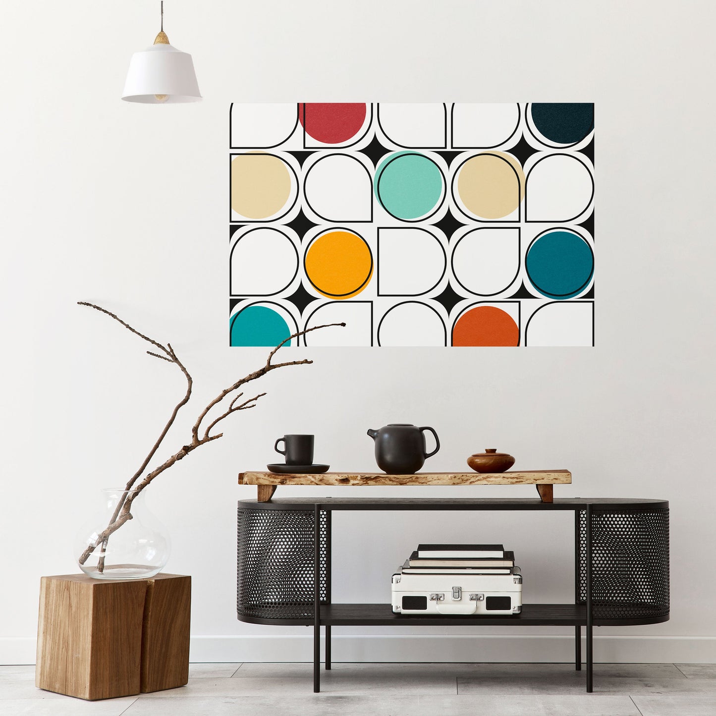 Poster orizzontale staccabile e attaccabile HUE HARMONY