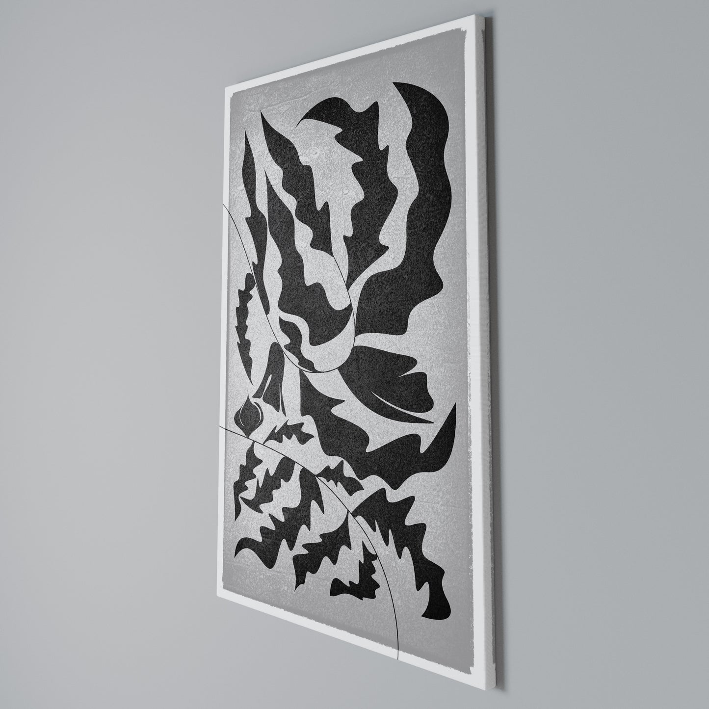 SHARP SHADOWS Vertical Canvas Print