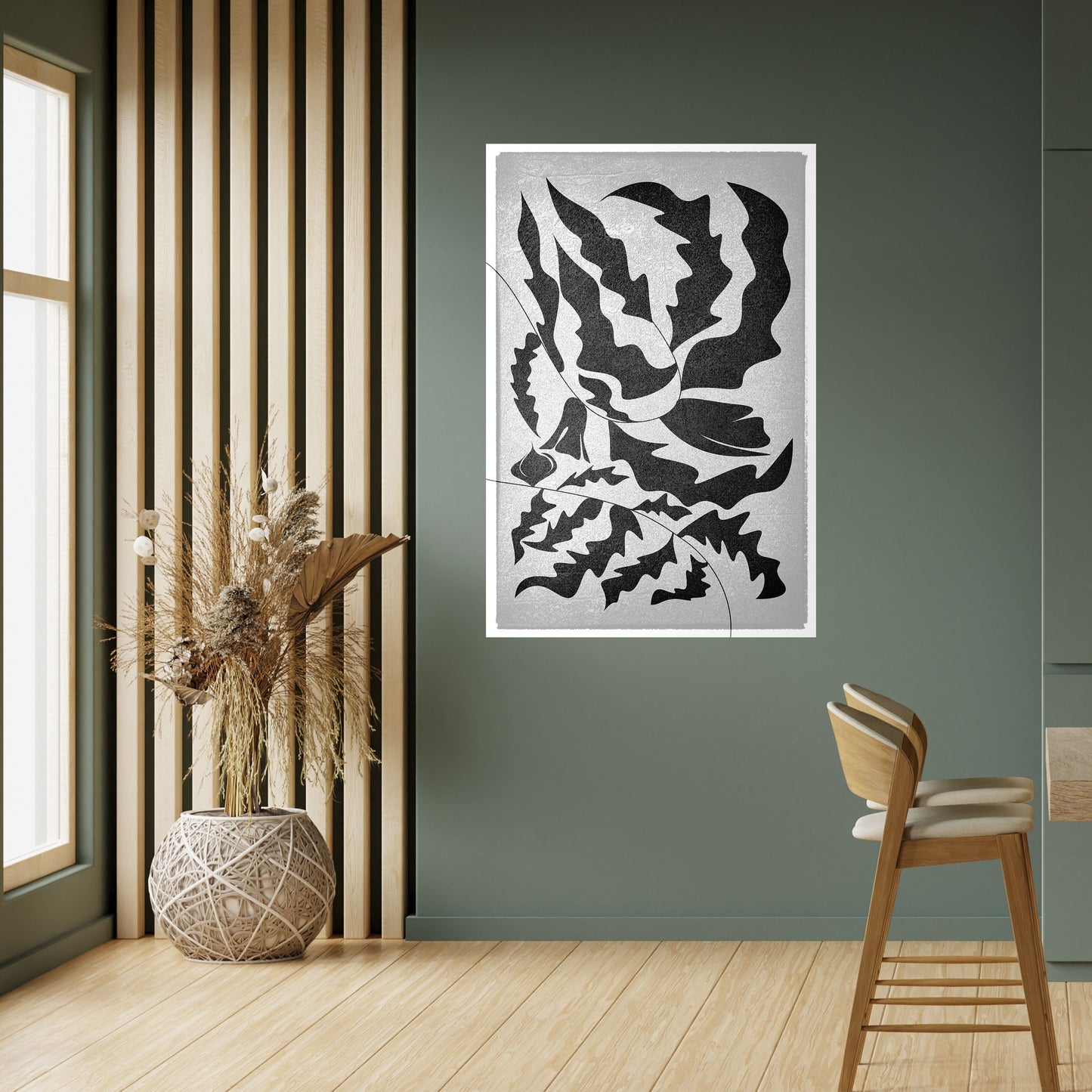 SHARP SHADOWS Poster verticale staccabile e attaccabile