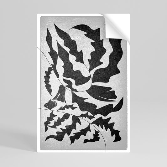 SHARP SHADOWS Poster verticale staccabile e attaccabile