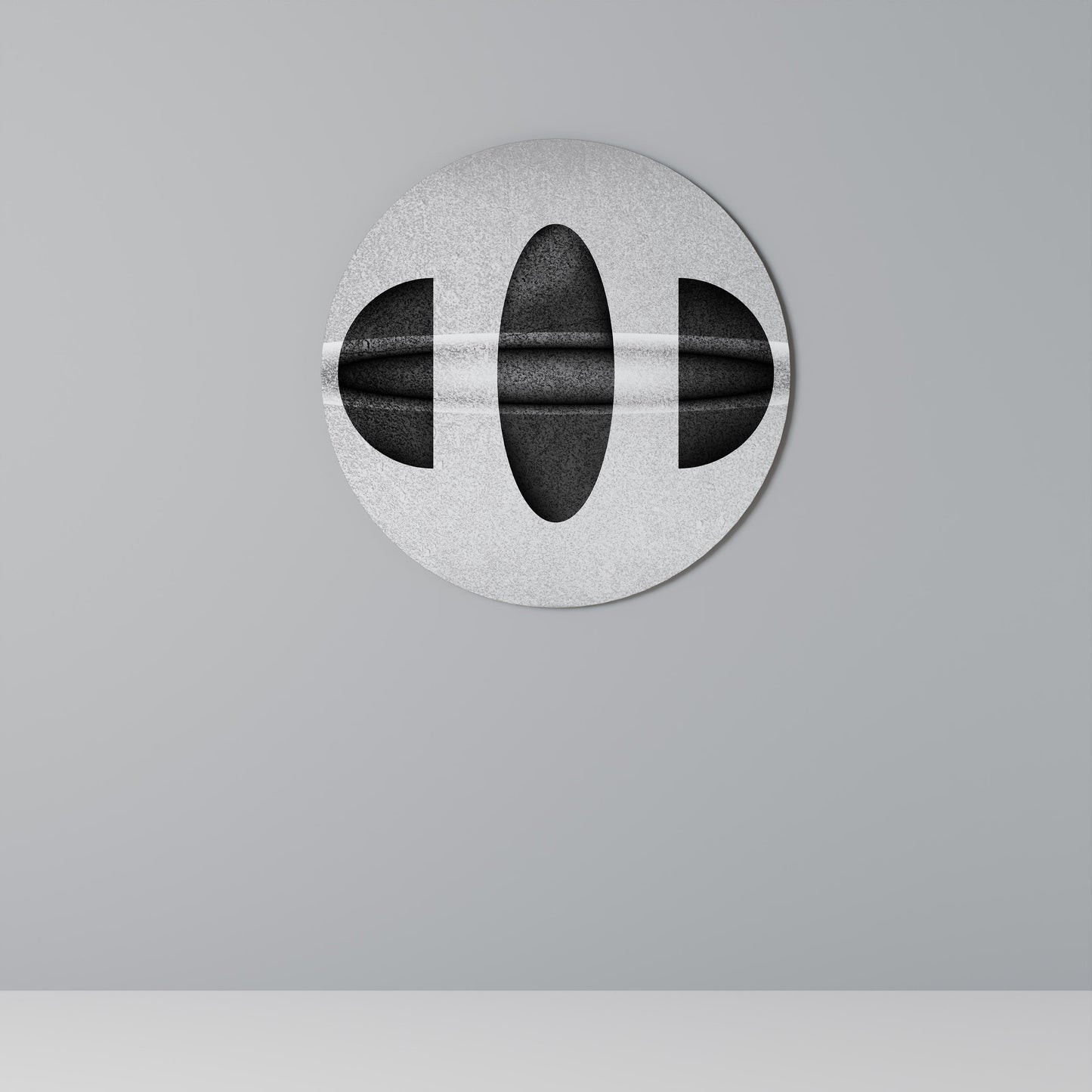 OBSIDIAN ODYSSEY Round Wall Art