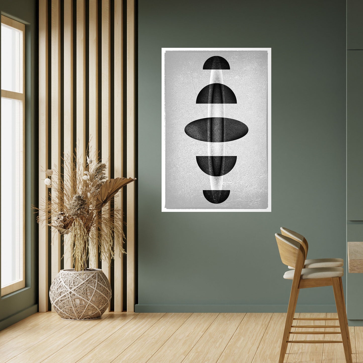 Poster verticale OBSIDIAN ODYSSEY stacca e attacca