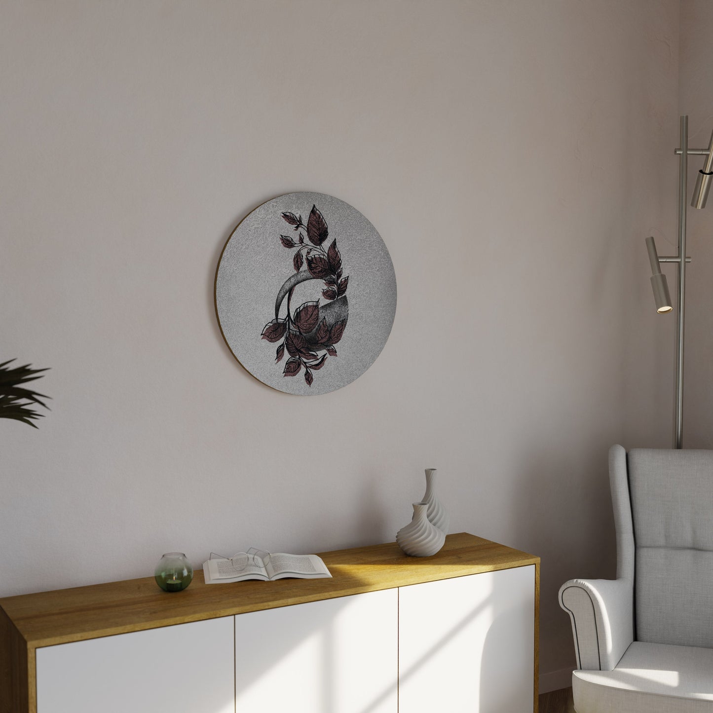 GRAPHIC WONDER Round Wall Art