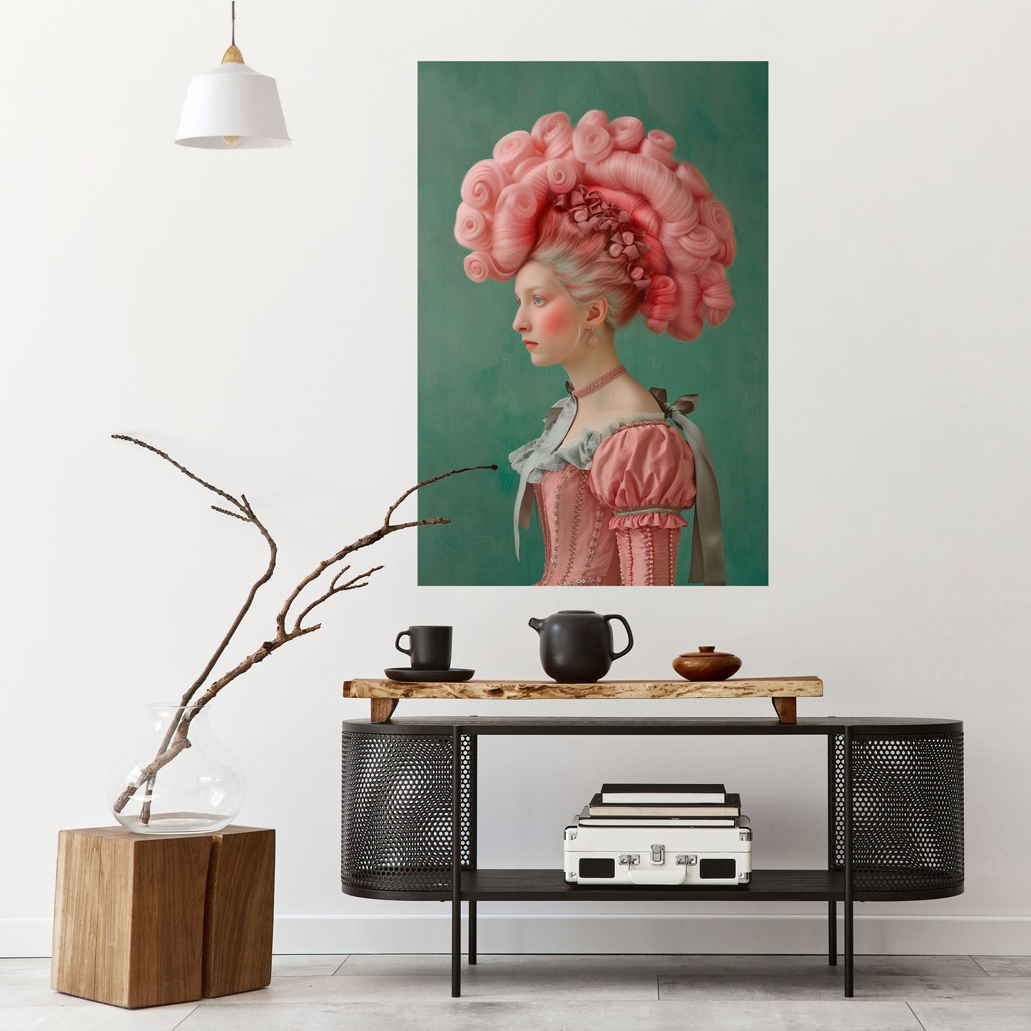 Poster verticale staccabile e attaccabile BAROQUE FUSION