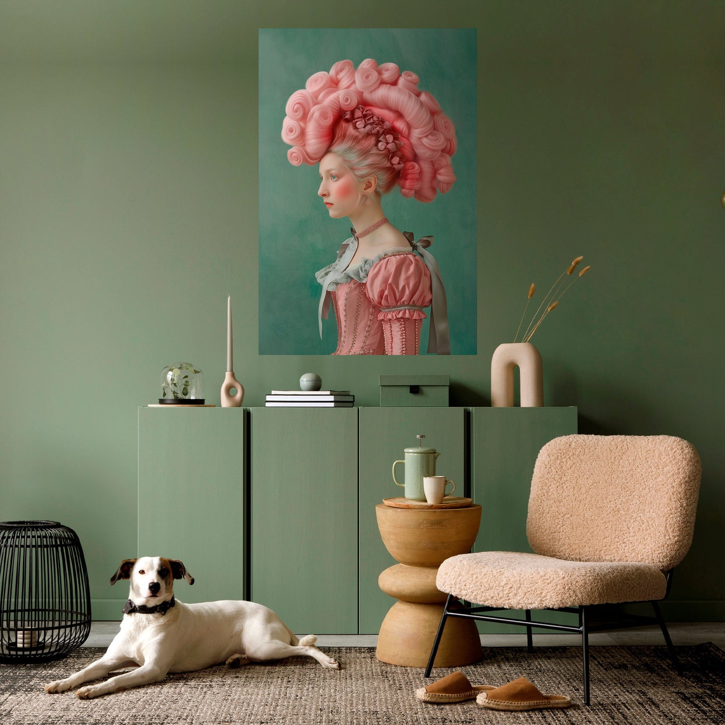 Poster verticale staccabile e attaccabile BAROQUE FUSION
