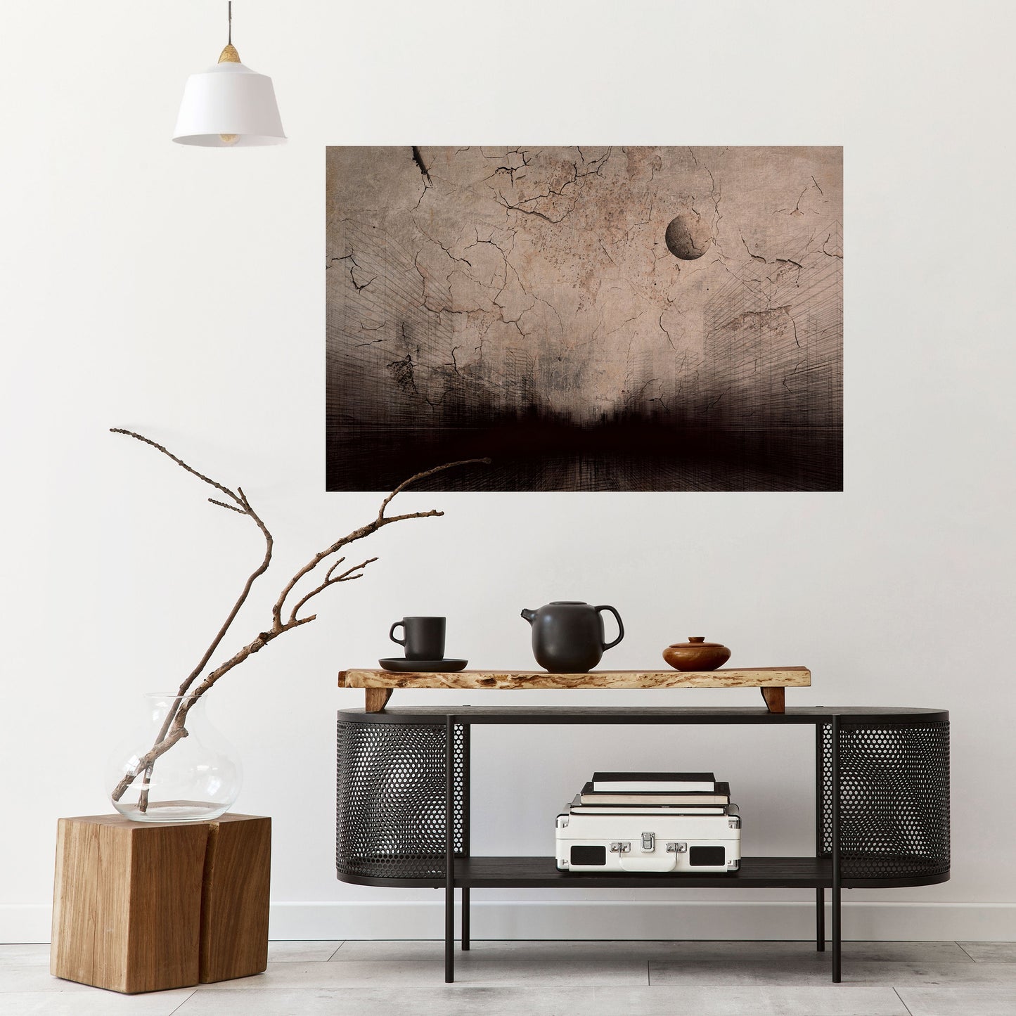 Poster orizzontale staccabile e attaccabile MOONBEAM THOUGHTS