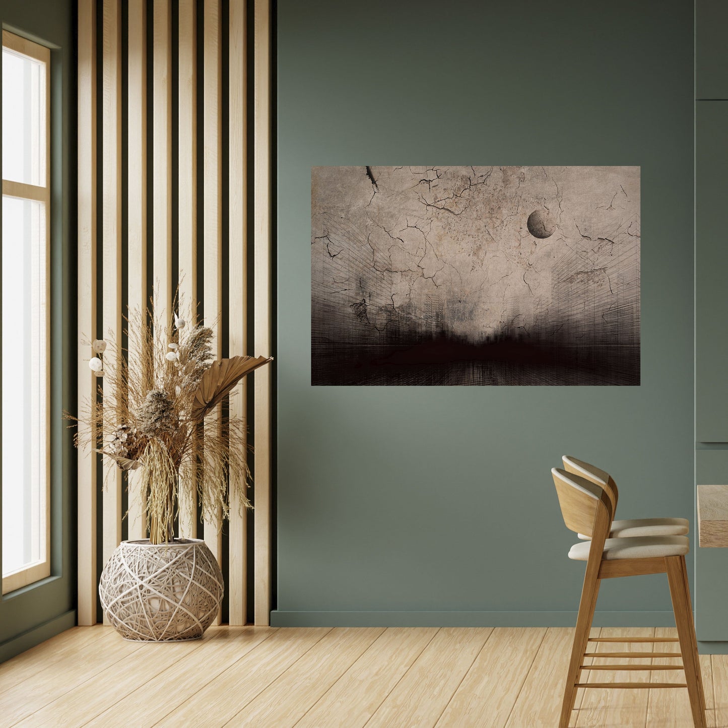 Poster orizzontale staccabile e attaccabile MOONBEAM THOUGHTS