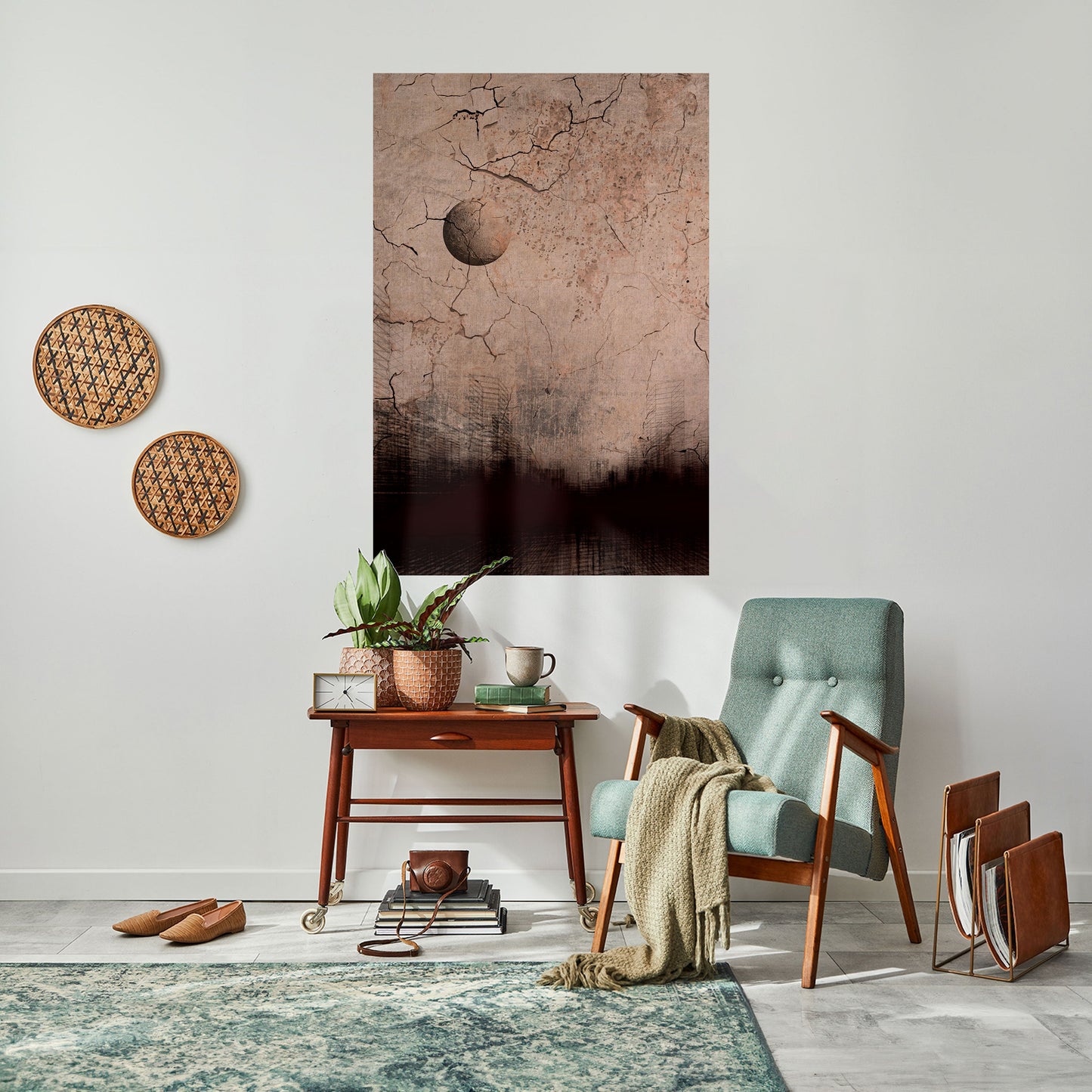 Poster verticale staccabile e attaccabile MOONBEAM THOUGHTS