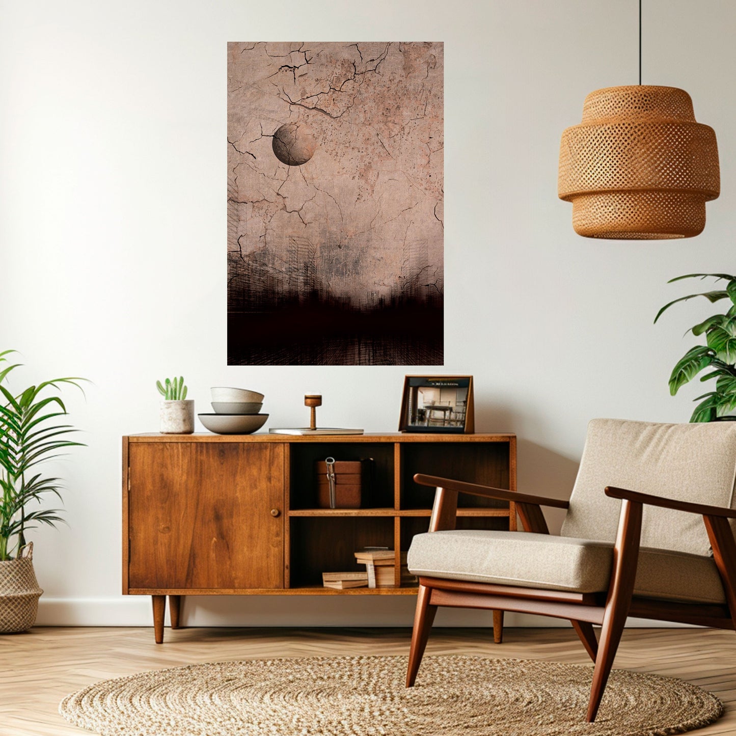 Poster verticale staccabile e attaccabile MOONBEAM THOUGHTS