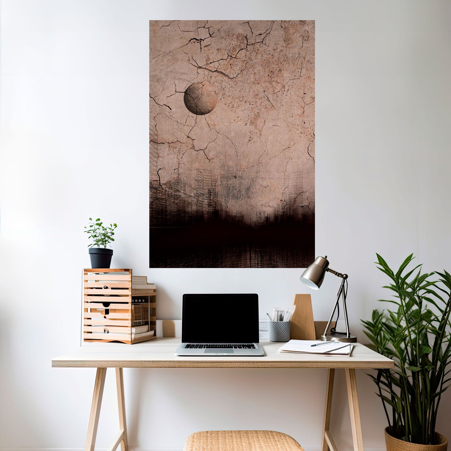 Poster verticale staccabile e attaccabile MOONBEAM THOUGHTS