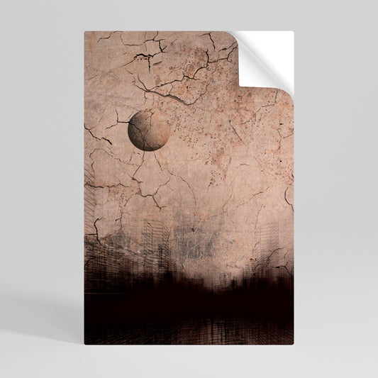 Poster verticale staccabile e attaccabile MOONBEAM THOUGHTS