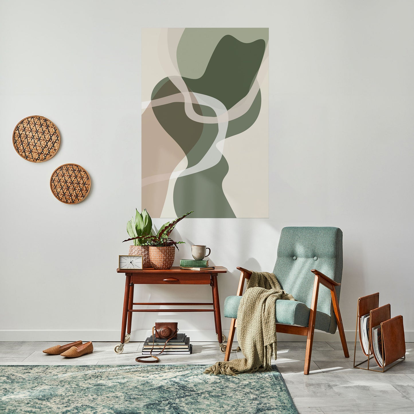 Poster verticale staccabile e attaccabile ART OF GREEN