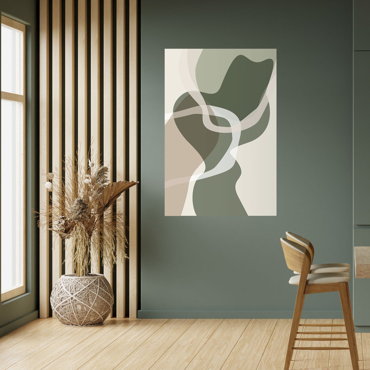 Poster verticale staccabile e attaccabile ART OF GREEN