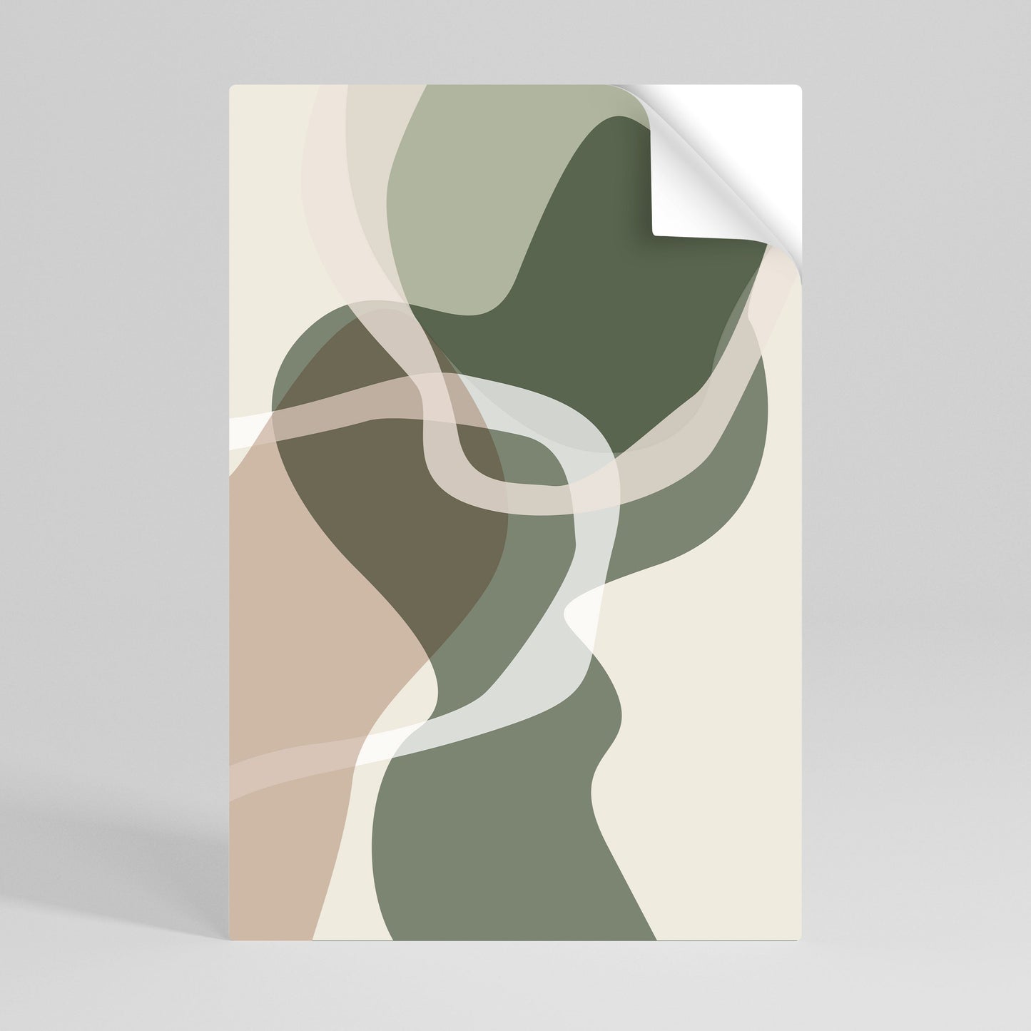 Poster verticale staccabile e attaccabile ART OF GREEN