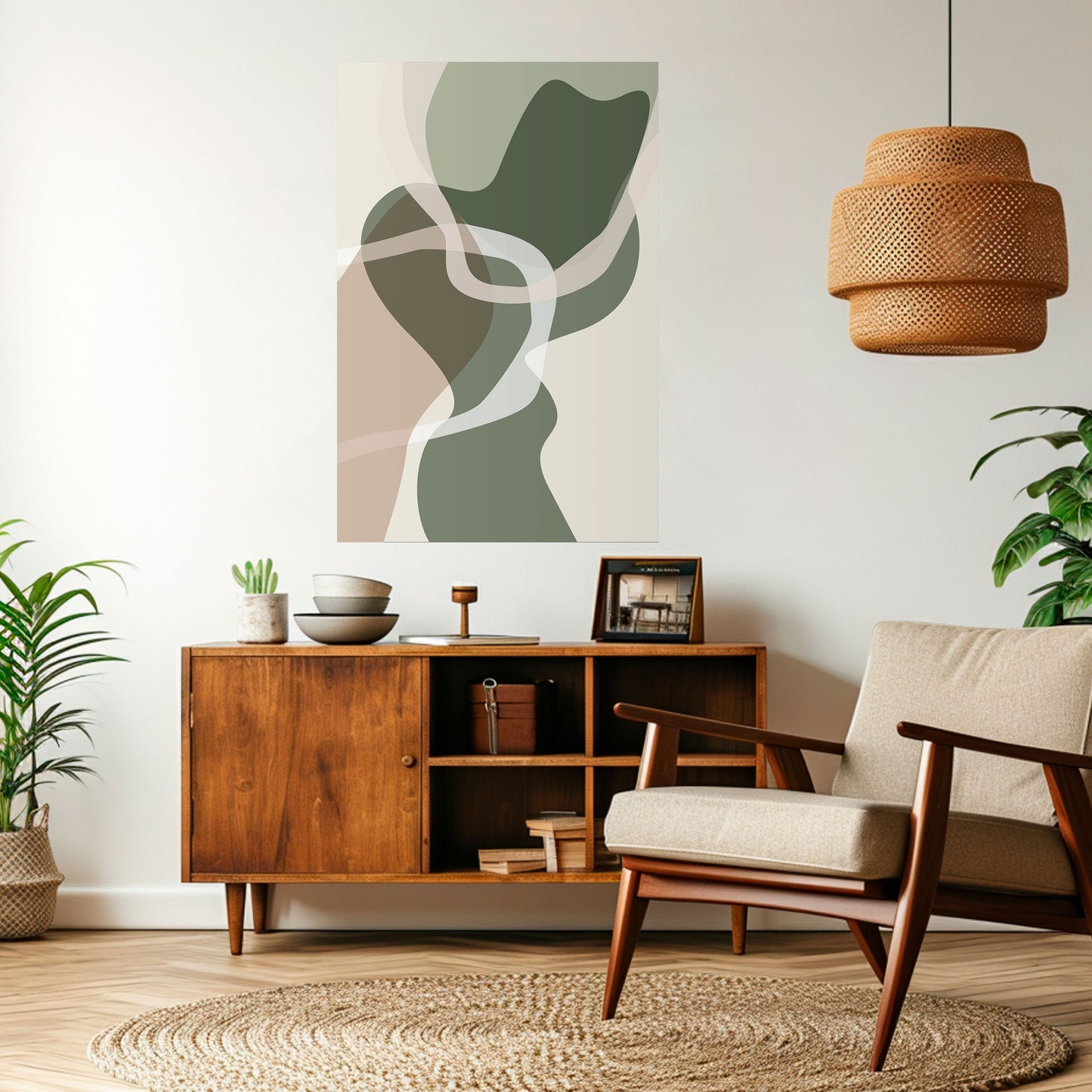 Poster verticale staccabile e attaccabile ART OF GREEN
