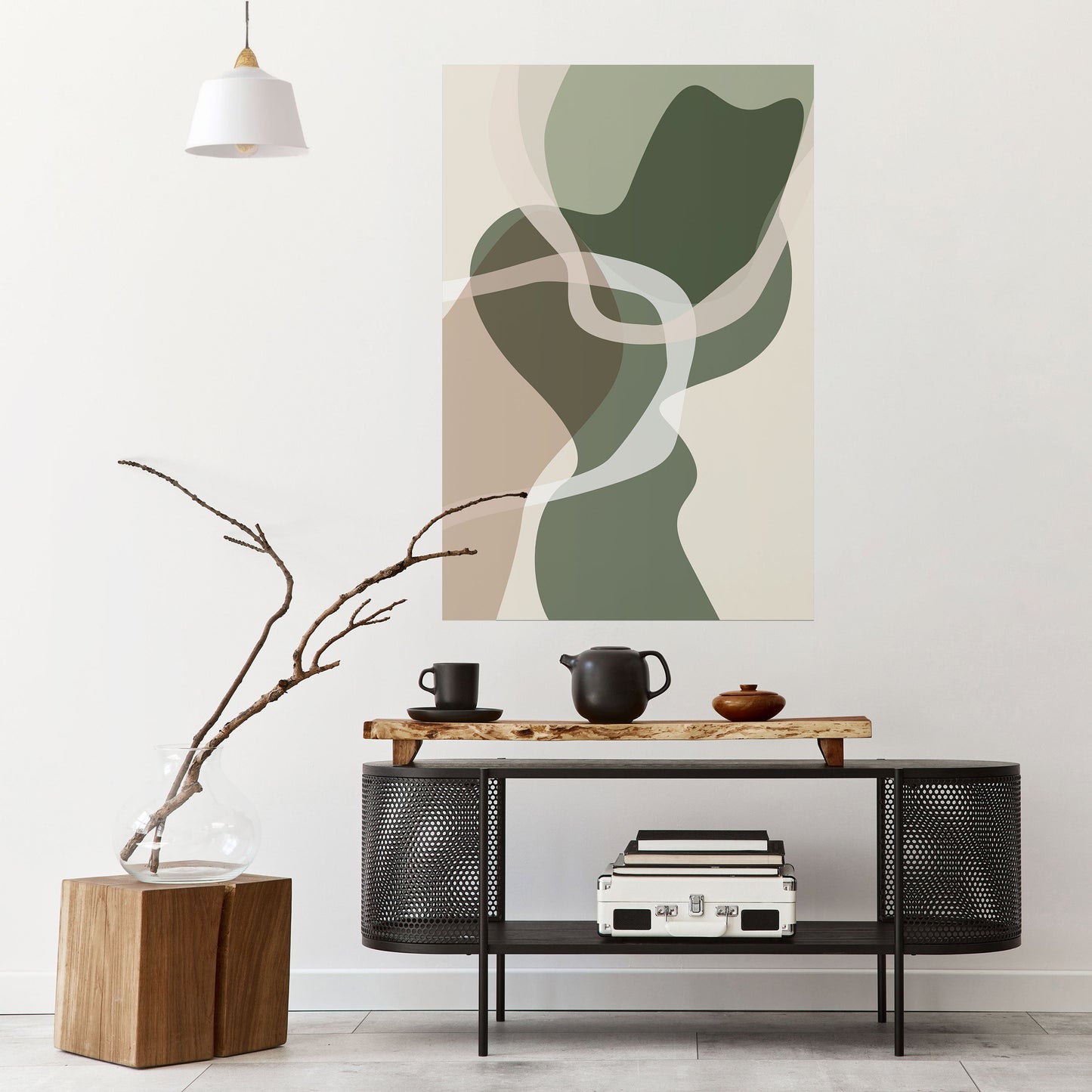 Poster verticale staccabile e attaccabile ART OF GREEN