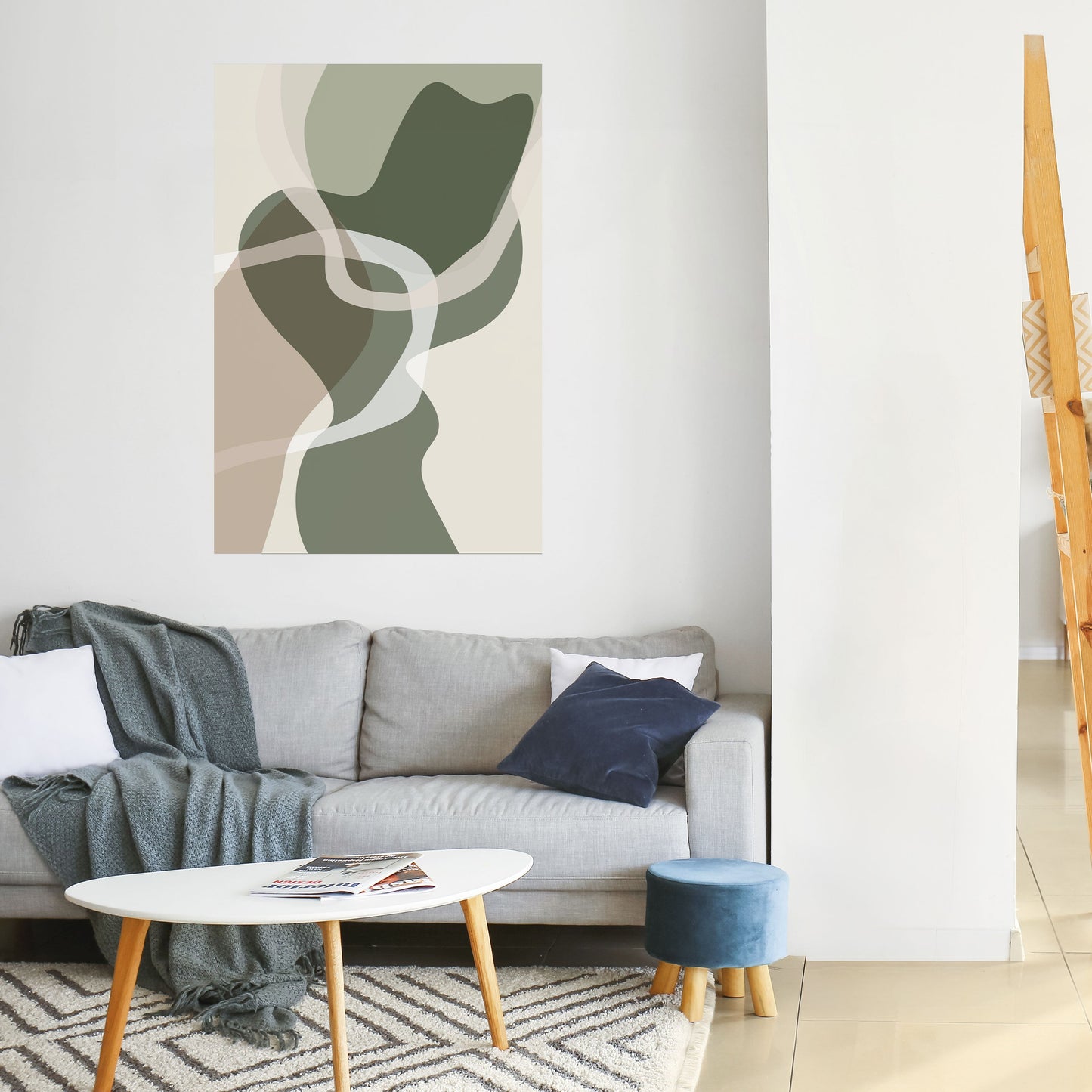Poster verticale staccabile e attaccabile ART OF GREEN