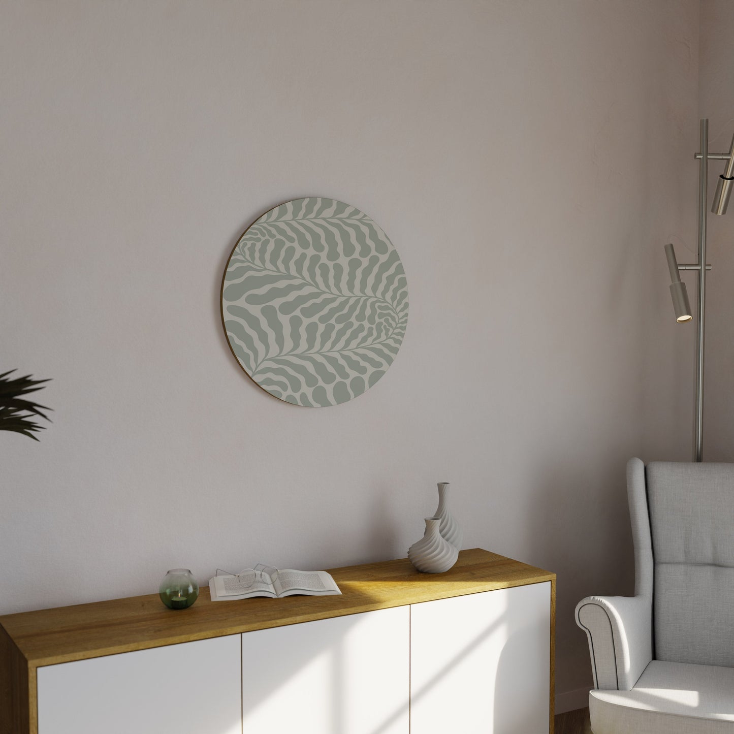 VERDURE LABIRYNTH Round Wall Art