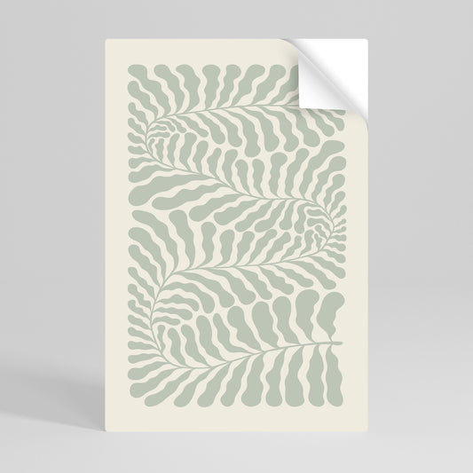 Poster verticale staccabile e attaccabile VERDURE LABIRYNTH