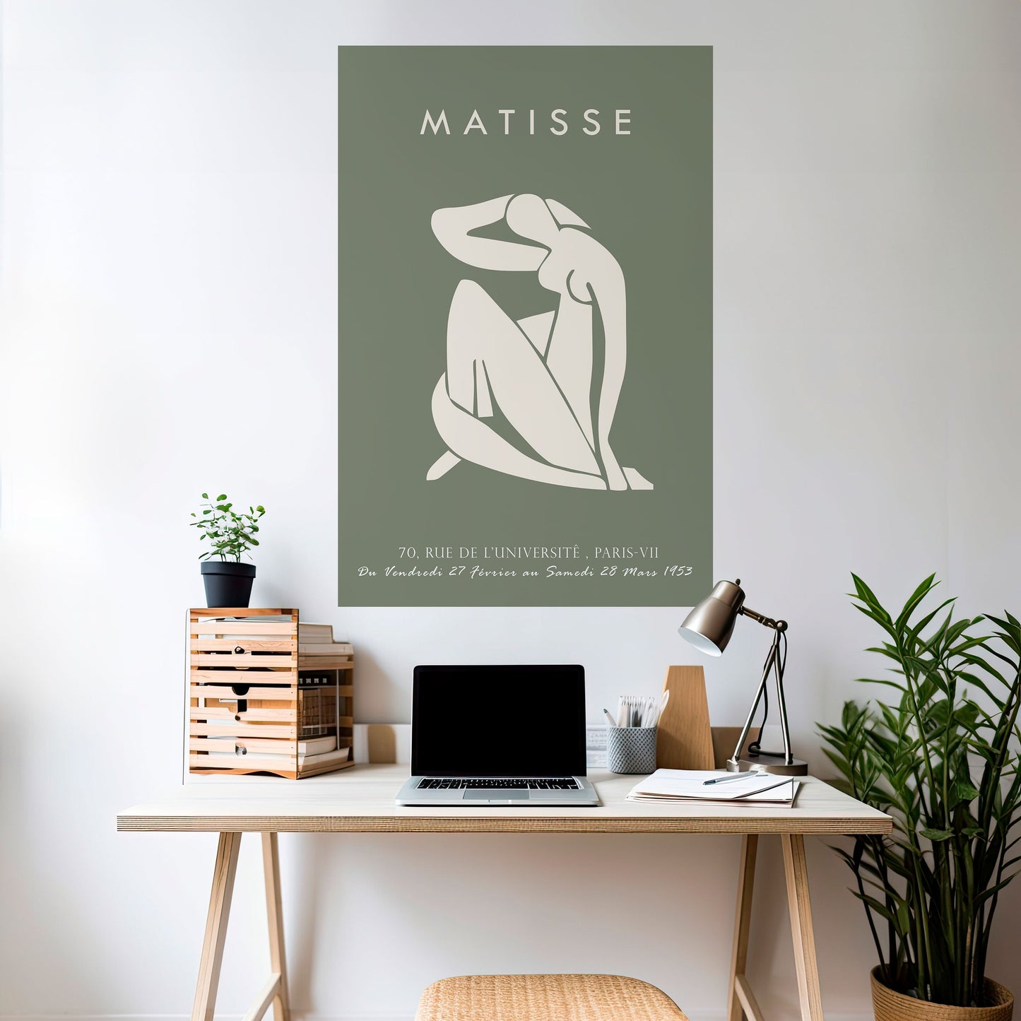 Poster verticale staccabile e attaccabile MATISSE NUDES