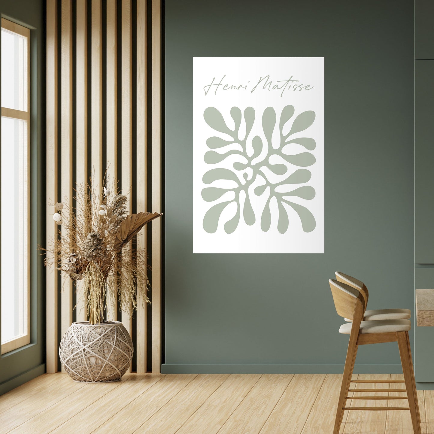 LA FORMA DI MATISSE Poster verticale staccabile e attaccabile