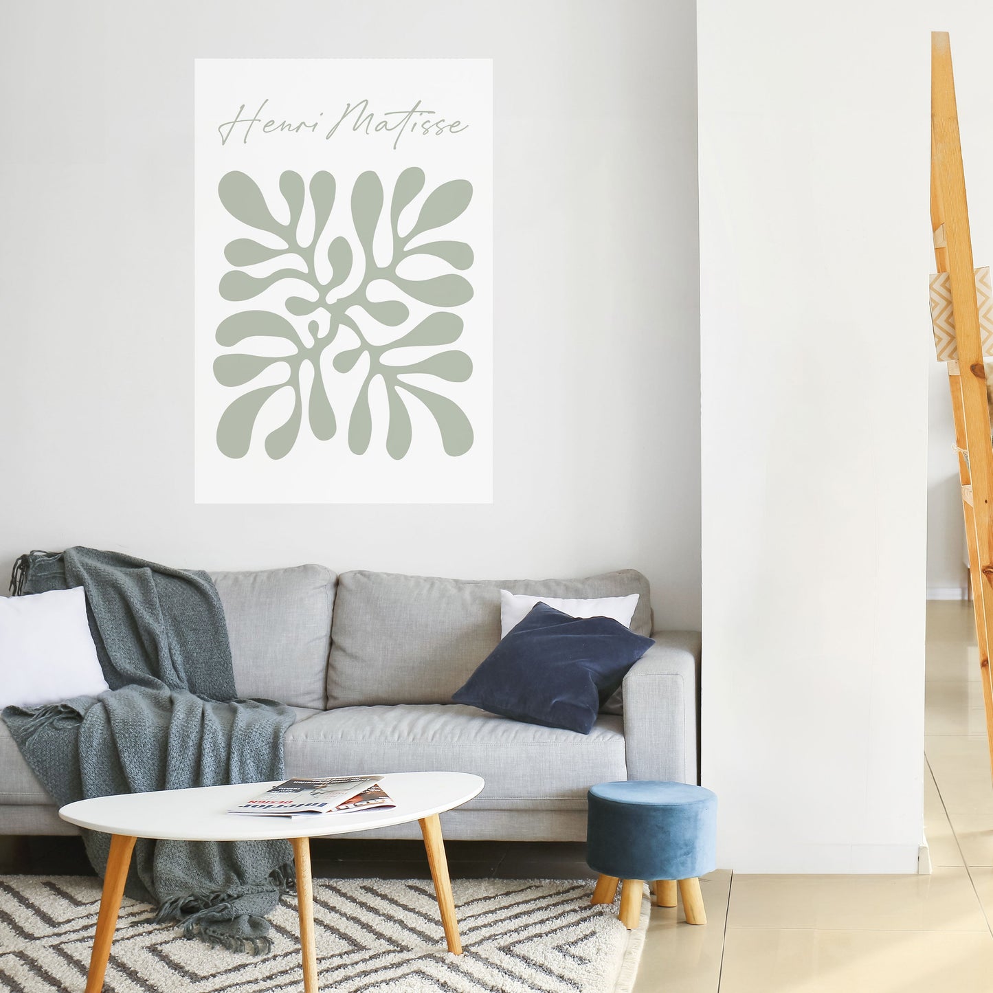 LA FORMA DI MATISSE Poster verticale staccabile e attaccabile
