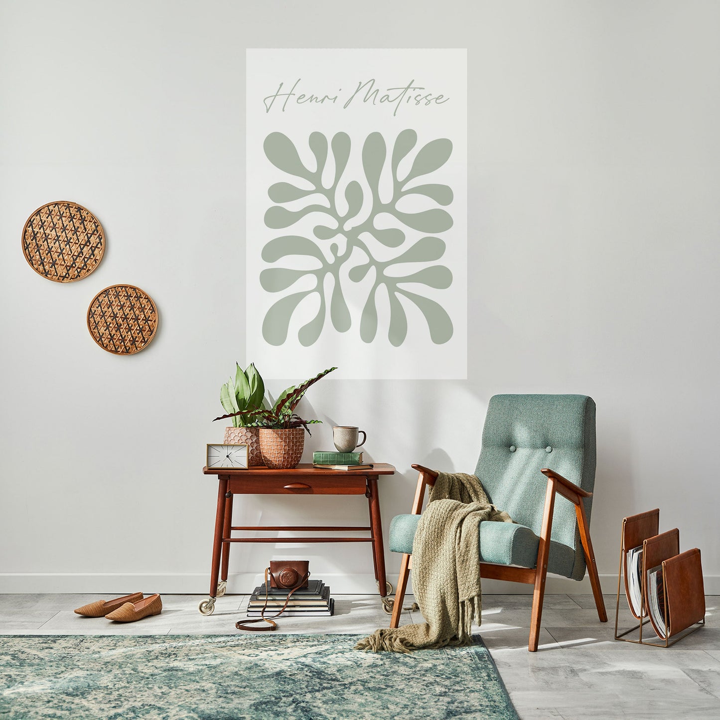 LA FORMA DI MATISSE Poster verticale staccabile e attaccabile