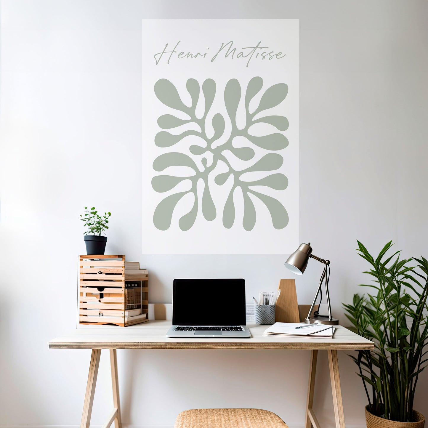 LA FORMA DI MATISSE Poster verticale staccabile e attaccabile