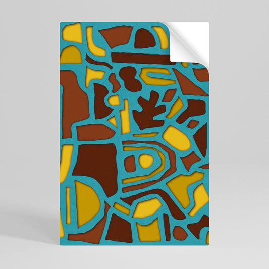 SHAPE EXTRAVAGANZA Poster verticale staccabile e attaccabile