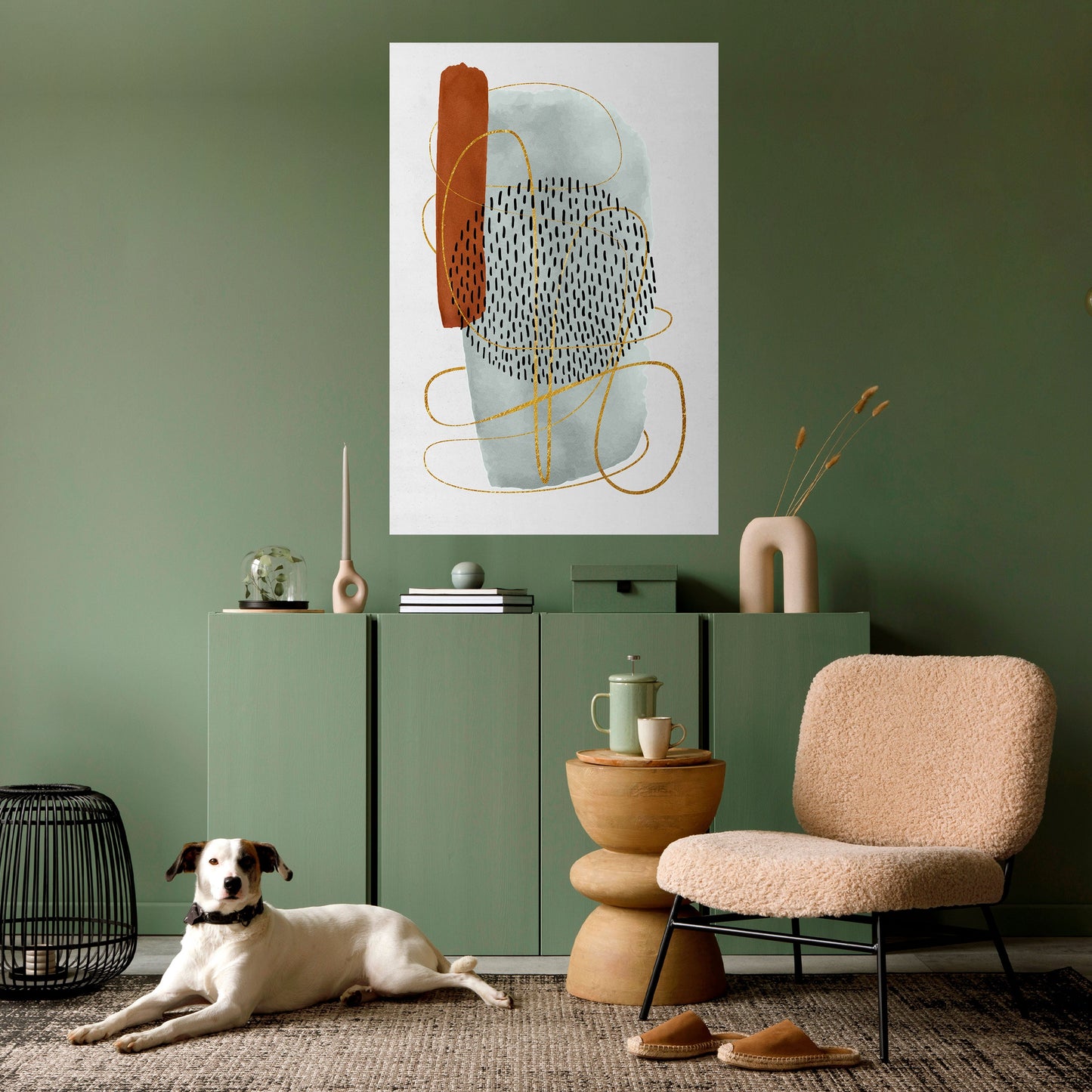 Poster verticale staccabile e attaccabile AVVOLTO IN FORMA