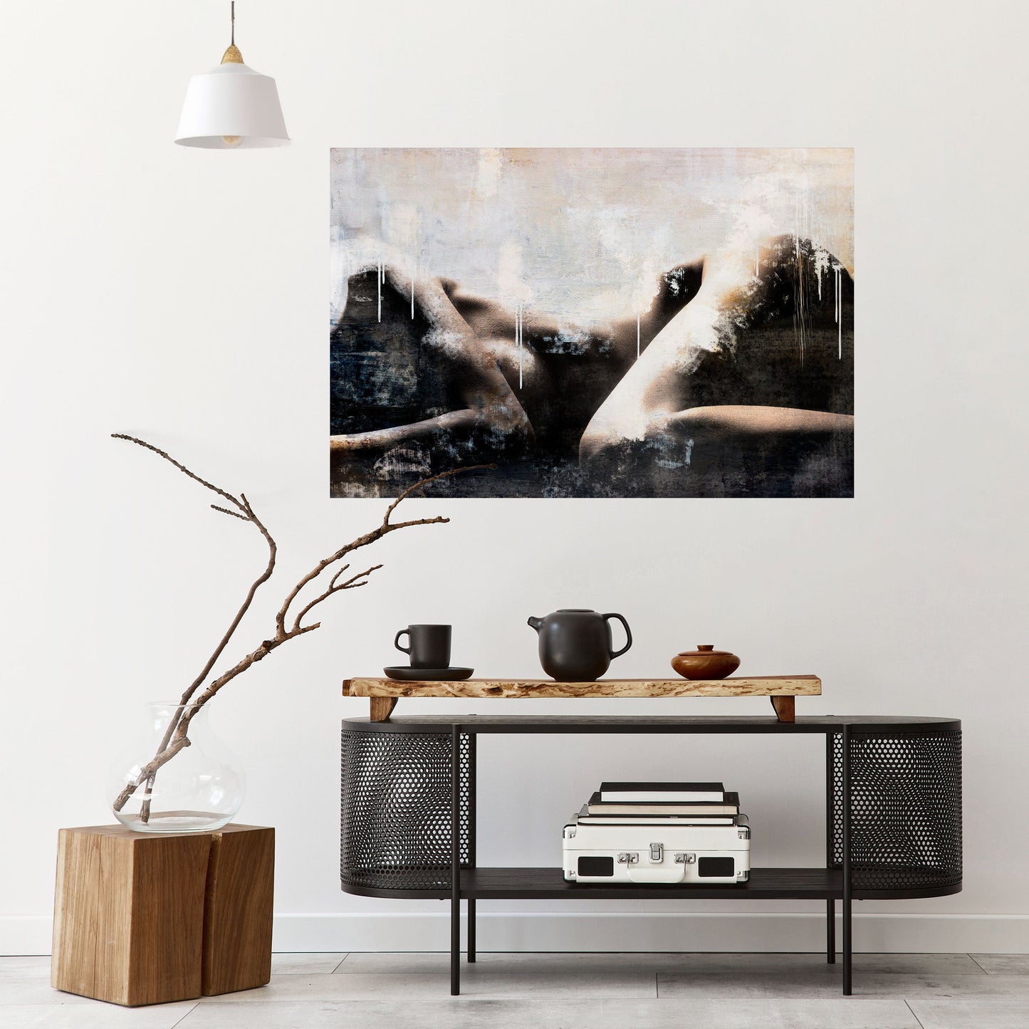 Poster orizzontale staccabile e attaccabile WAIST OF TIME