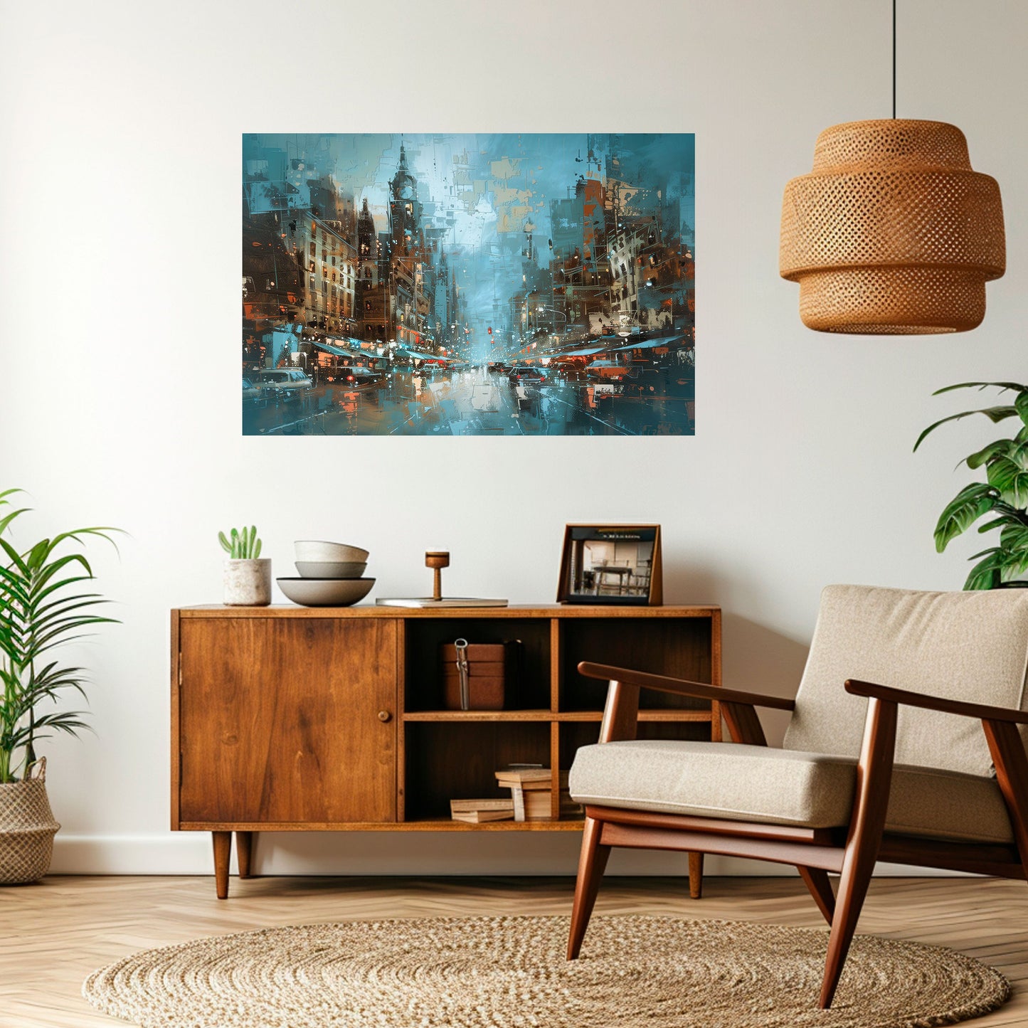 Poster orizzontale staccabile e attaccabile URBAN FEVER