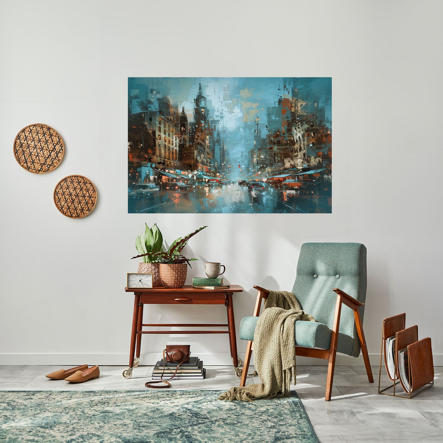 Poster orizzontale staccabile e attaccabile URBAN FEVER