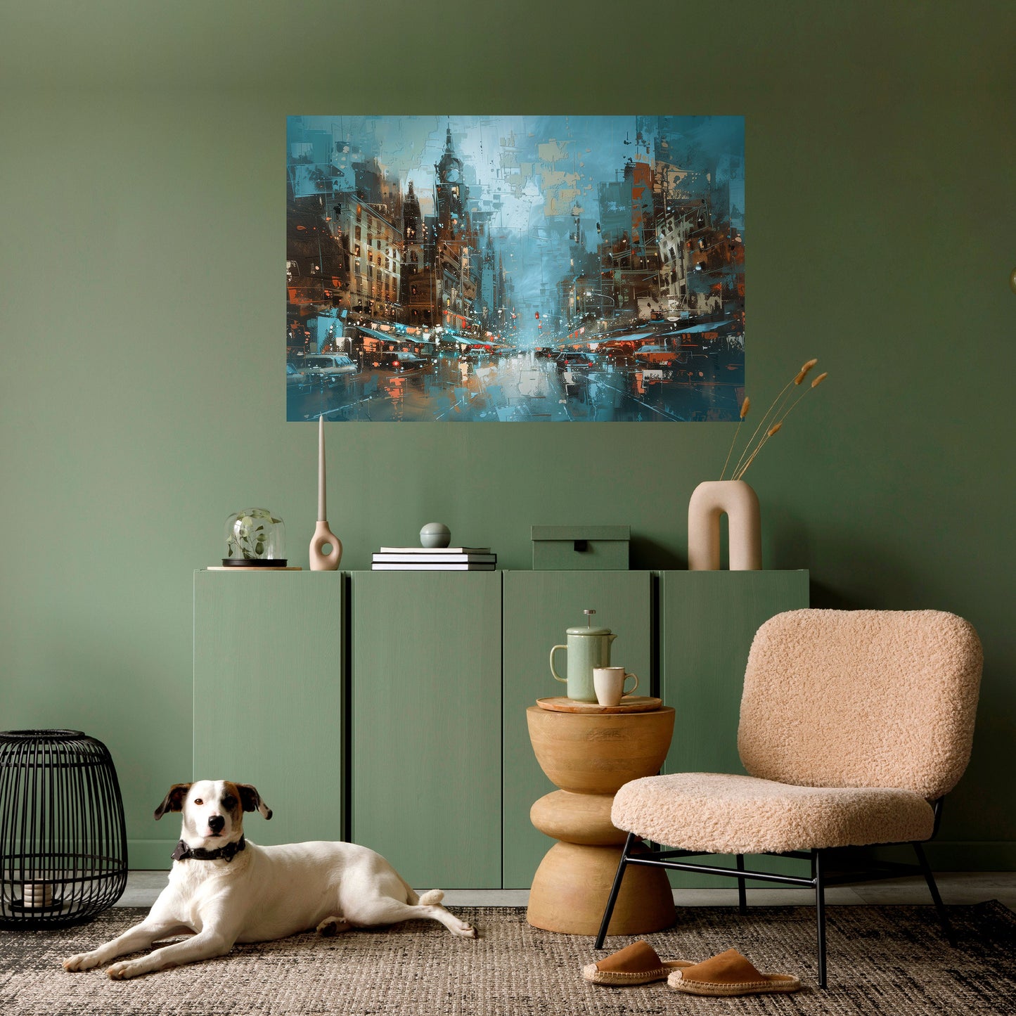 Poster orizzontale staccabile e attaccabile URBAN FEVER