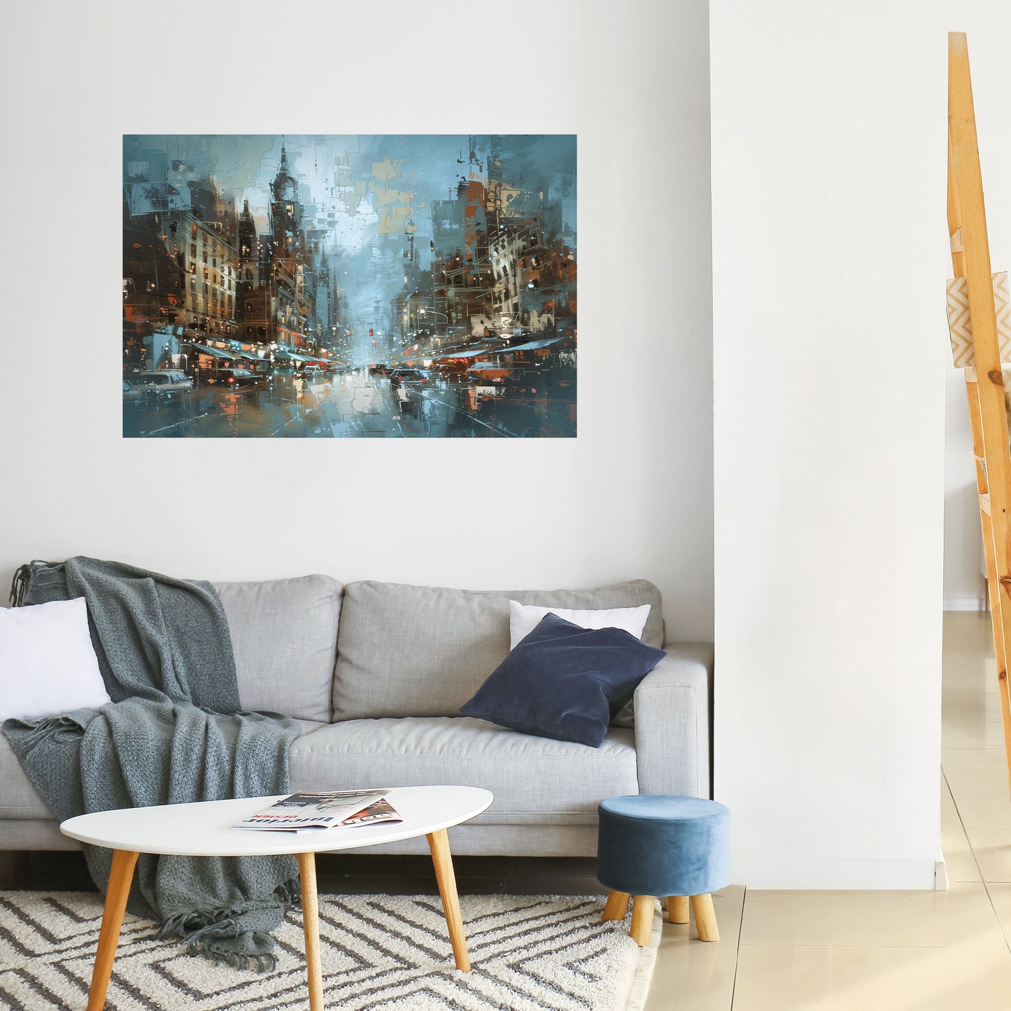 Poster orizzontale staccabile e attaccabile URBAN FEVER