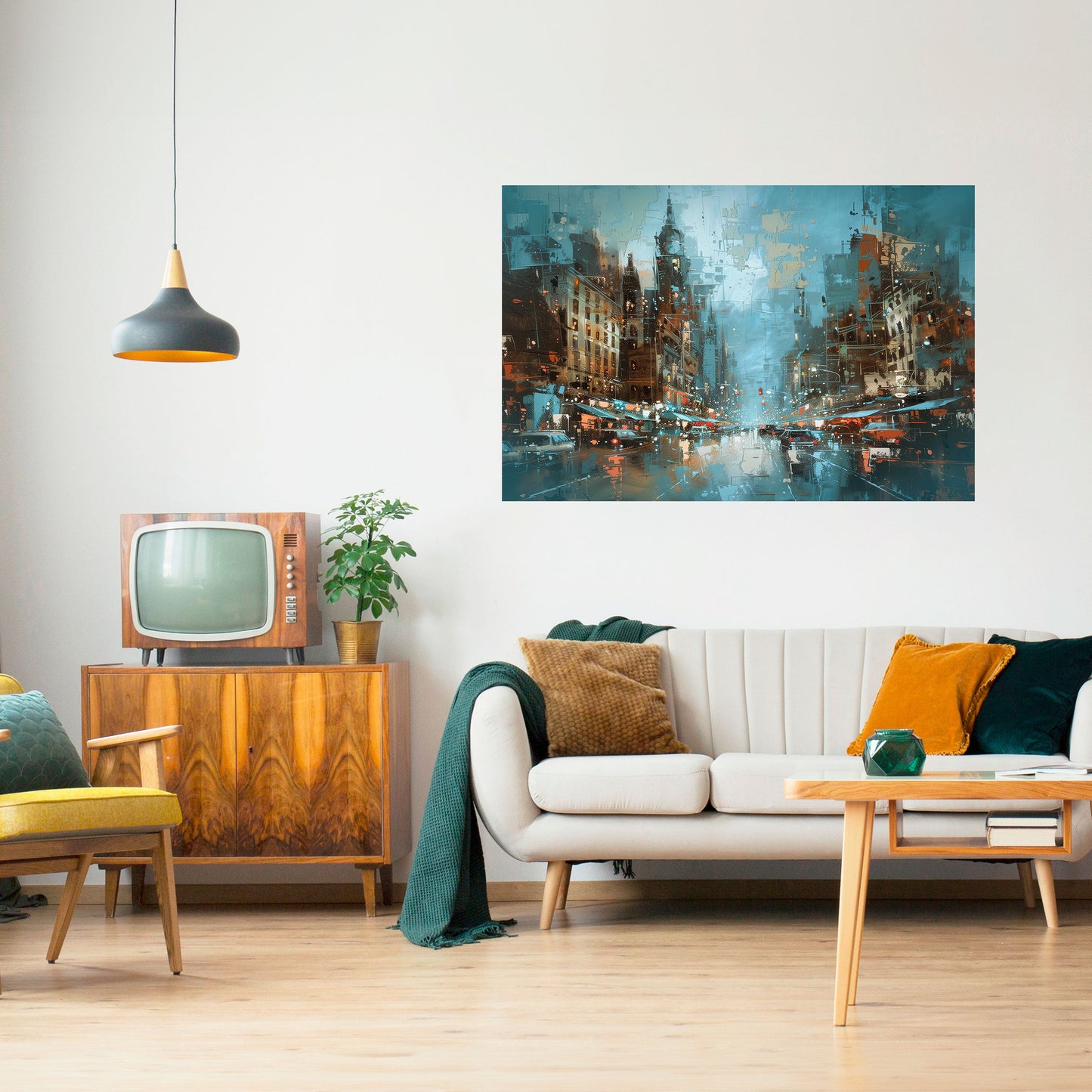 Poster orizzontale staccabile e attaccabile URBAN FEVER
