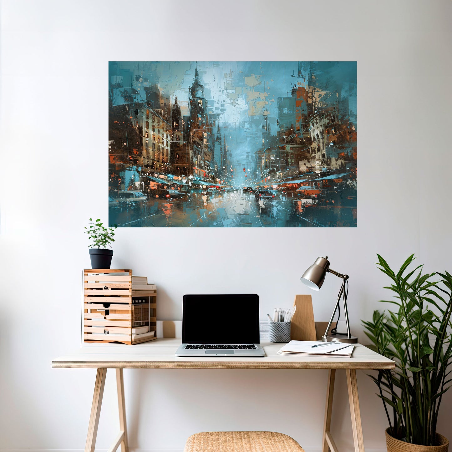 Poster orizzontale staccabile e attaccabile URBAN FEVER